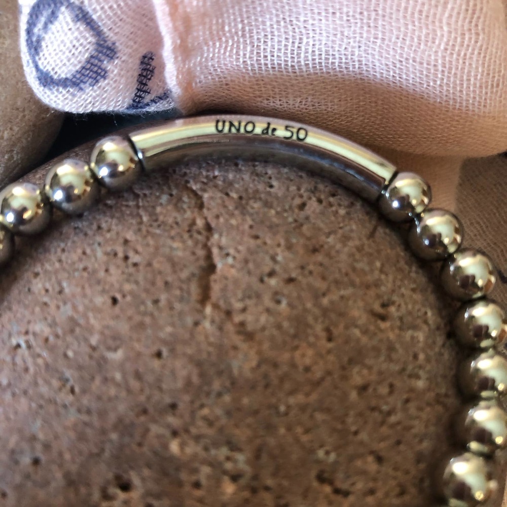 UNO de 50 Bracelet with SWAROVSKI Crystal Silver Plated - Picture 4 of 7